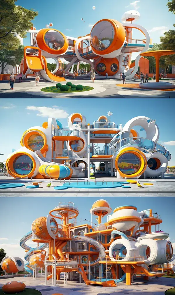 The Playground of Tomorrow: An Interactive Oasis for Kids in 2100