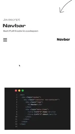 Create a Responsive Navbar in CS