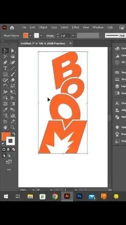 BoOm 👊💥 typography t-shirt design