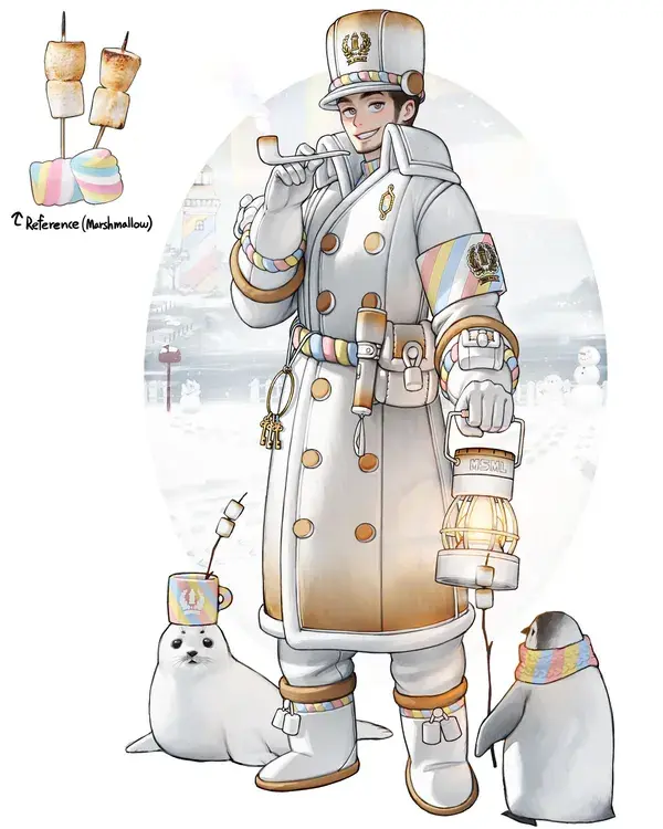 marshmallow lighthouse keeper