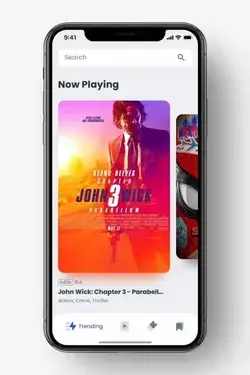 Cinema Tickets App Animation