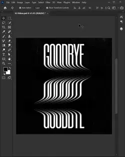 Liquid Text Effect in Photoshop