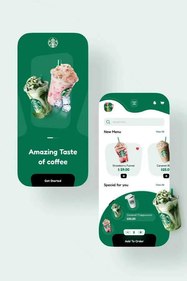 Starbucks Coffee App Design