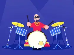 Drummer Animation