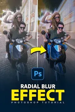 Photoshop Magic: Master the Radial Blur Effect in 1 Minute!