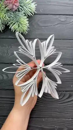 WoW! Christmas Craft🎄🔥| Christmas Snowflake  Christmas Decor