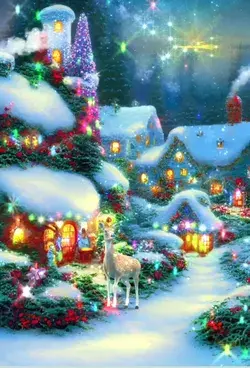 💜🎄☁️❄️🦌 Once Upon A Christmas Eve 🦌❄️☁️🎄💜 (extra colour sparkles)