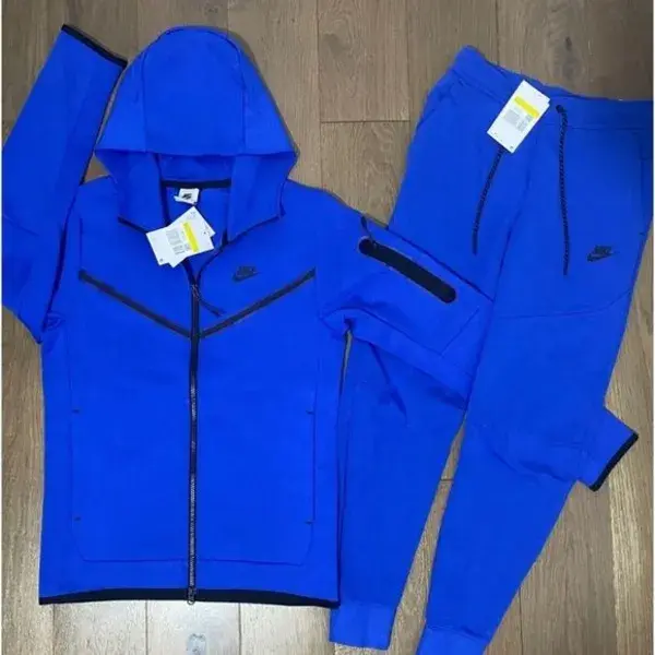 nike tech fleece blue