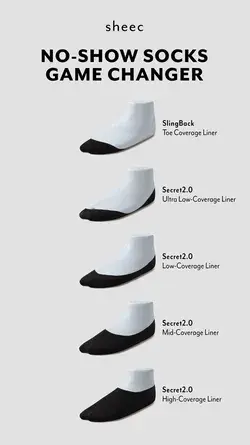 GAME CHANGER! A Unique Sock For Every Type of Shoe Coverage