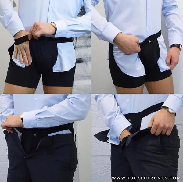 How to keep a shirt tucked in hack