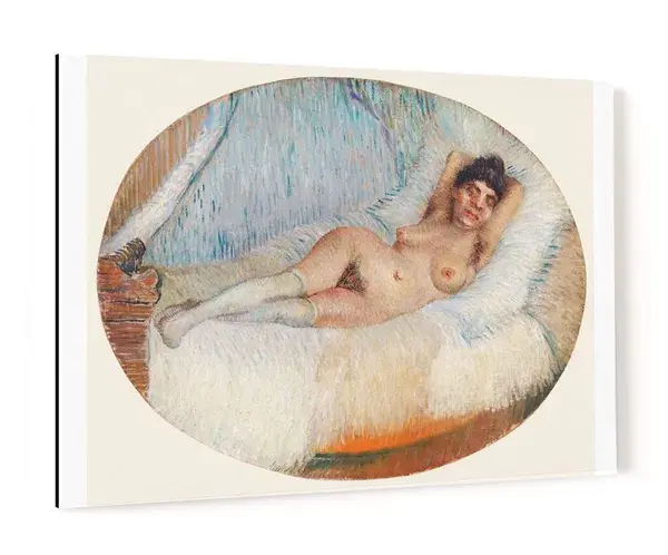Desnudo reclinado (Femme nue étendue sur un lit) - Vincent Van Gogh - Aluminio / 160 x 120 cm / Sin marco