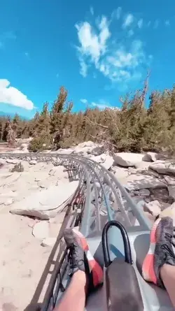 You ever just wanna take a roller coaster through some of the most beautiful mountain?