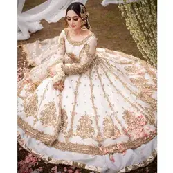 Pakistani Indian Wedding dresses Net Maxi long Frock collection Eid Suits Latest Clothes Salwar Kameez Party Wear Ready To Made