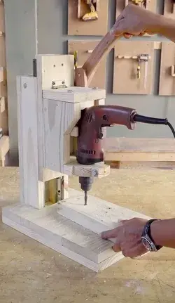 ✅Woodworking Plans | Wood projects. Crafting an Amazing Wooden Drill Stand!