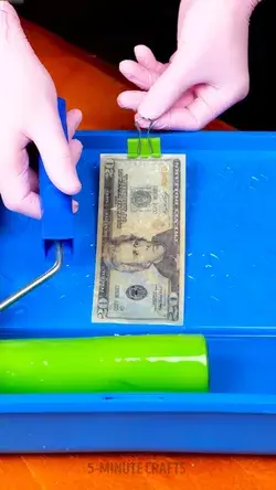 Unexpected craft made out of money and epoxy!