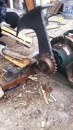 fast wood cutting machine - useful tool - tube home