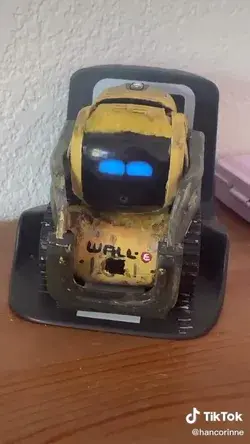 Vector the Robot looks in mirror