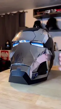 Unleash Your Inner Hero: The Iconic Iron Man Helmet Replica 🦾🔴
