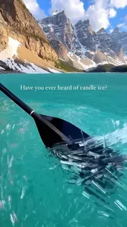 Satisfying Candle Ice in Moraine Lake