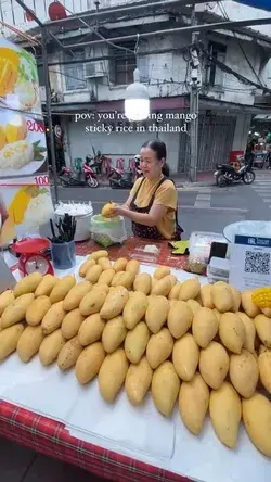 Mango Sticky Rice in Thailand