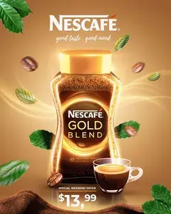 Nescafe Ads poster design