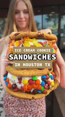 Where to get ice cream cookie sandwiches in Houston!