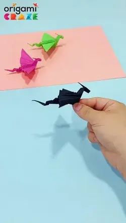 Dragon with Origami