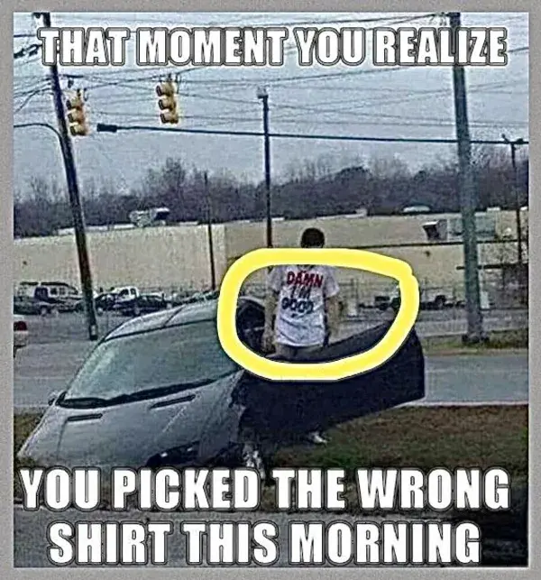 Wrong Shirt !!!