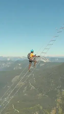 Would you dare to climb this “Sky Ladder”?