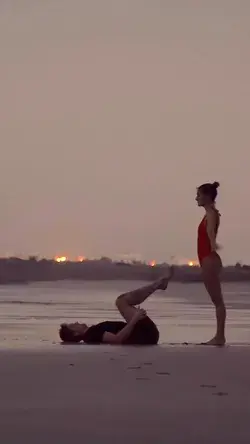 Would you try these acro yoga moves?