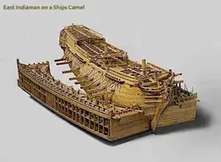 East Indiaman on a Ship's Camel