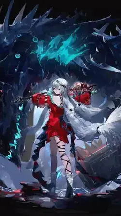 skadi the corrupting-heart arknights -mobile