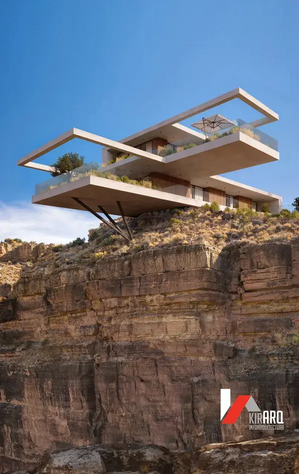 Cliff House by Jaime Moreno Vicente Kirarq-infoarquitectura