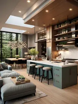 Designing Your Dream Space: Living Room and Kitchen Combo