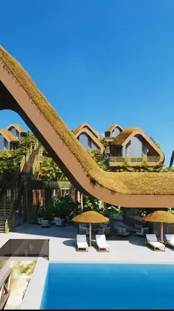 Eden Tree Resort in Bali, Indonesia by Milad Eshtiyaghi Studio