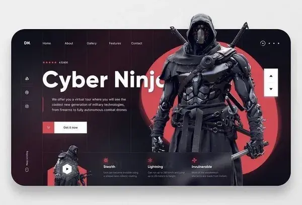 CyberNinja Template UI