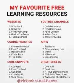 My Favourite Learning Resources♥️📲💻🖥️🌐