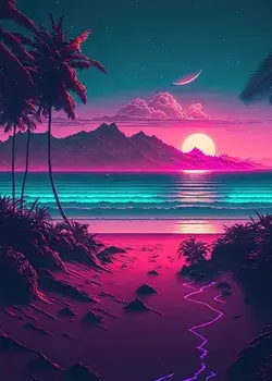 Beach Sunset wallpaper