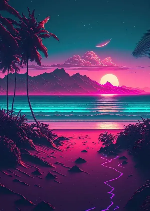 Beach Sunset wallpaper