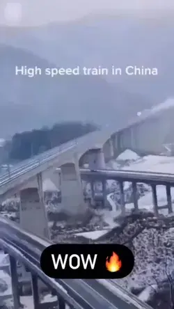 High-speed train in China 🚄⁠