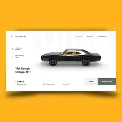 Car Website UI design