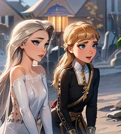 Anna and Elsa