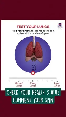 Check Your Health Status |  Comment your Spin | Test your Lungs