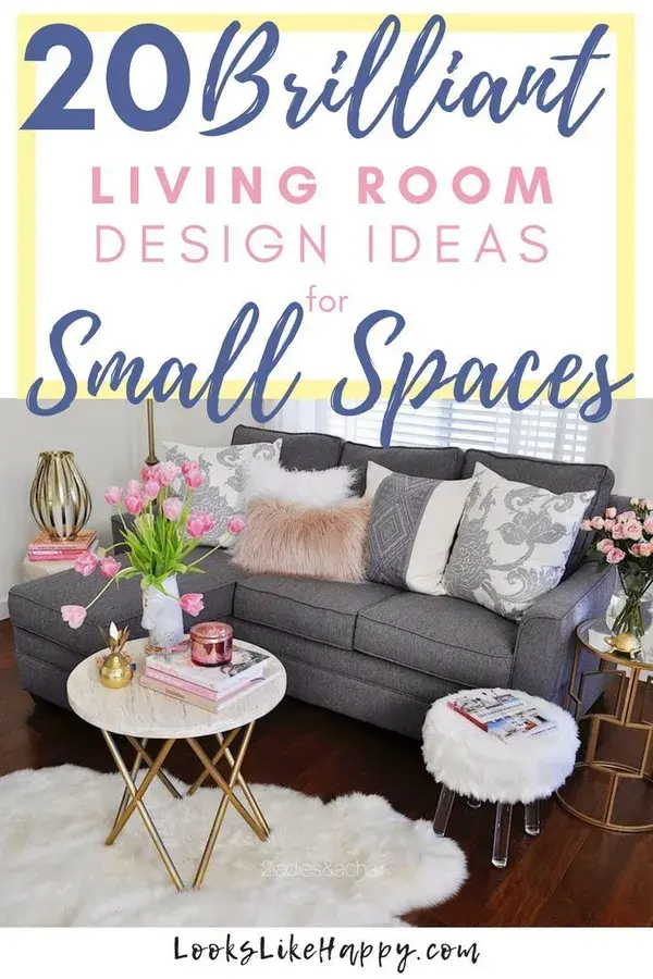 20 Brilliant Living Room Design Ideas for Small Spaces