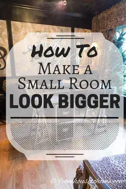 Small Space Decorating Ideas (How To Make A Small Room Look Bigger) | Small Living Room