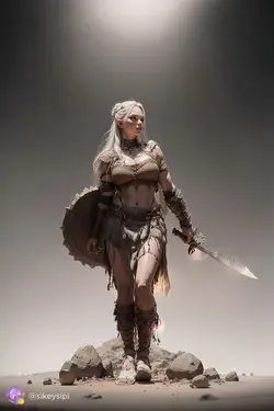 Art of War in 3D: Viking Shieldmaiden