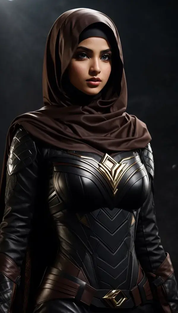 Beautiful Arabian Superhero (AI)