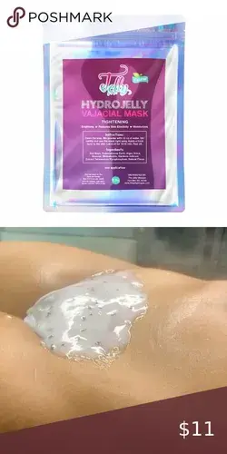 Hydrogel Vajacial Mask - Hydrating Mask with Hyaluronic Acid and Aloe Vera to Cool and Soothe Skin