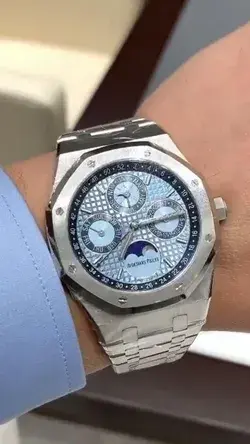 Audemars Piguet Royal Oak Perpetual Calendar In Platinum Watch For Men