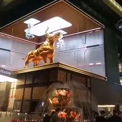 Realistic screen installation for Chinese New Year celebration at Pavilion KL, Malaysia.